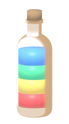 Wooden tube skin render